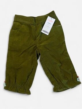 Vintage Gymboree Olive Green Corduroy Girls Pants